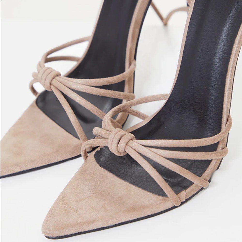 PRETTYLITTLETHING Lace Up Heels
